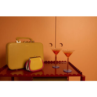 STICKY SIS THE STICKY SIS CLUB WALLET IL SOLE LEMON LEAF + POSITANO PURPLE