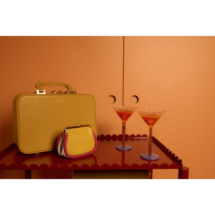 STICKY SIS THE STICKY SIS CLUB WALLET IL SOLE LEMON LEAF + POSITANO PURPLE