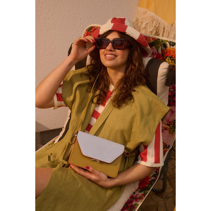 STICKY SIS THE STICKY SIS CLUB SHOULDER BAG IL SOLE GREEN + SKY