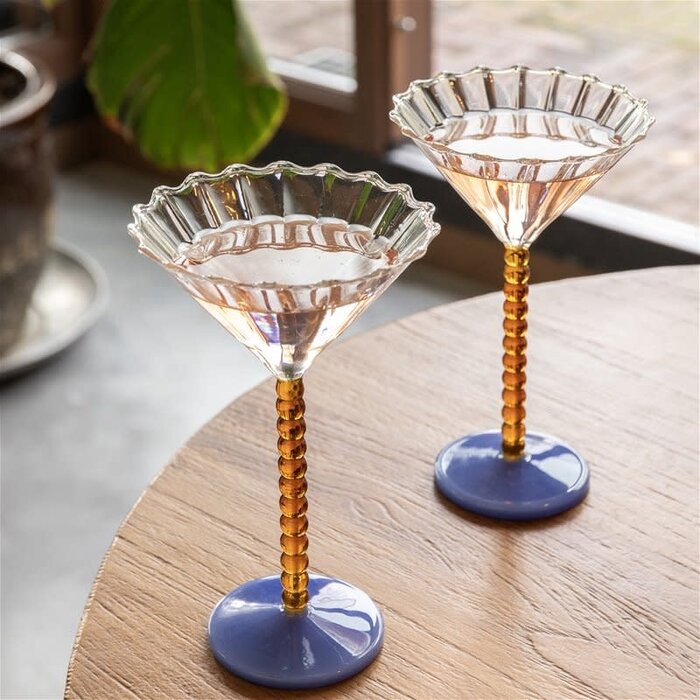&KLEVERING COUPE PERLE AMBER SET 2