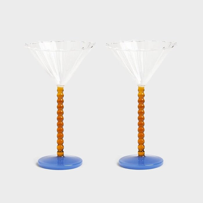 &KLEVERING COUPE PERLE AMBER SET 2