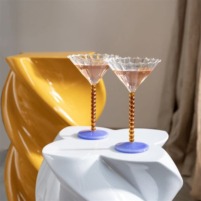 &KLEVERING COUPE PERLE AMBER SET 2