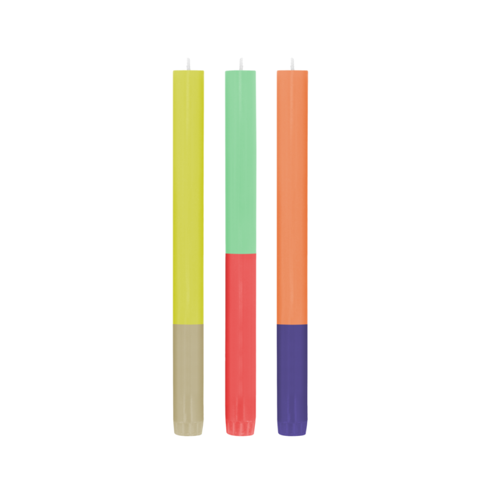 REMEMBER REMEMBER DINNER CANDLE SET 'IBIZA'