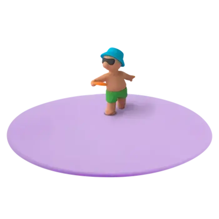 LIV ZOMERDEKSEL SUMMER FUN LILA FRISBEE