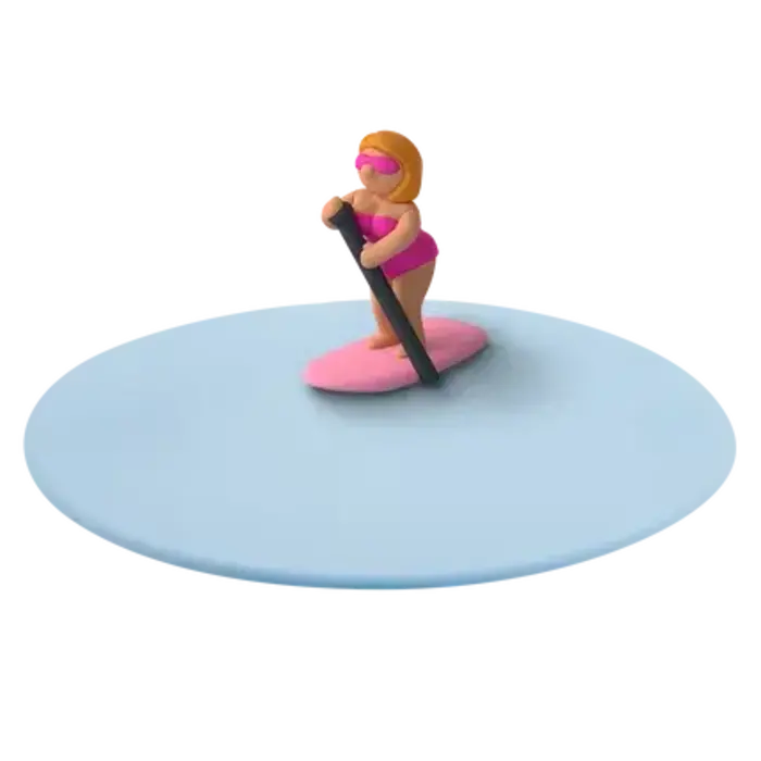 LIV ZOMERDEKSEL SUMMER FUN LICHTBLAUW PADDLEBOARD