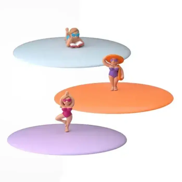 LIV ZOMERDEKSEL BEACH GIRLS ORANJE ZONNEHOED