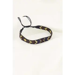 ZUSSS ZUSSS MIYUKI ARMBANDJE ZIGZAG MULTICOLOR