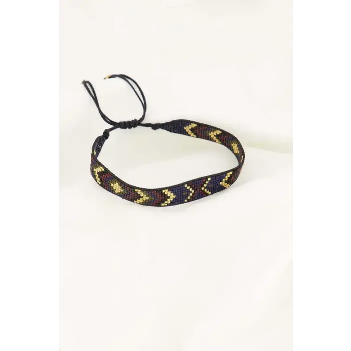 ZUSSS ZUSSS MIYUKI ARMBANDJE ZIGZAG MULTICOLOR