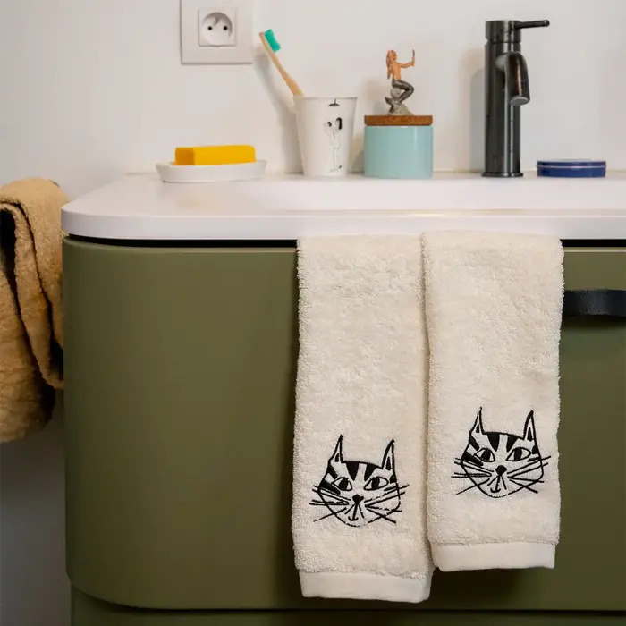 HELEN B HELEN B GASTENDOEKJES CAT (SET VAN 2)