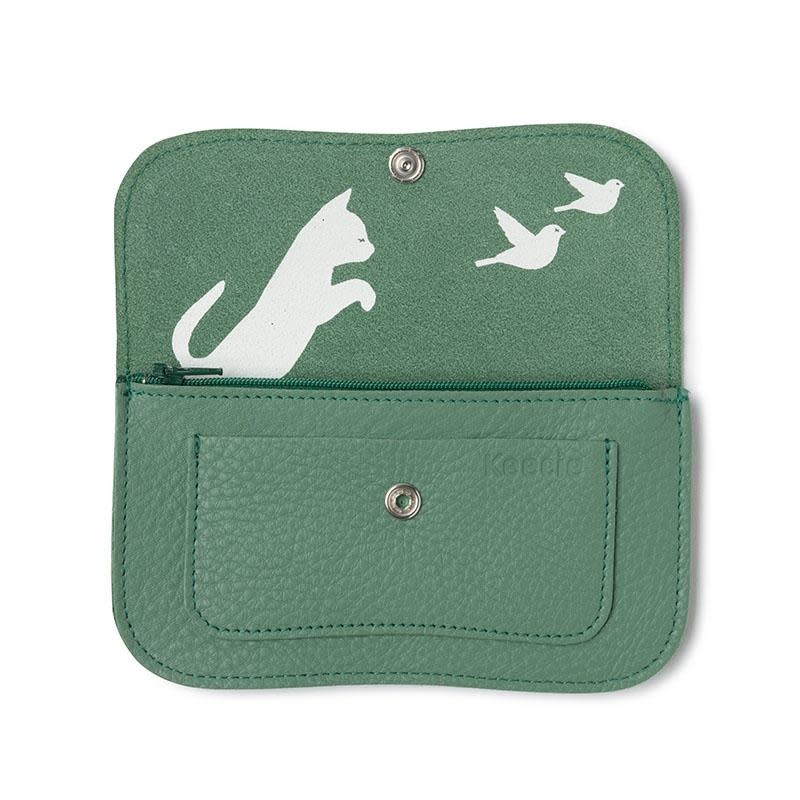 KEECIE KEECIE WALLET CAT CHASE MEDIUM FOREST