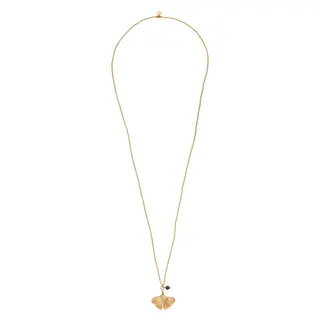 A BEAUTIFUL STORY BS PARADISE BLACK ONYX NECKLACE