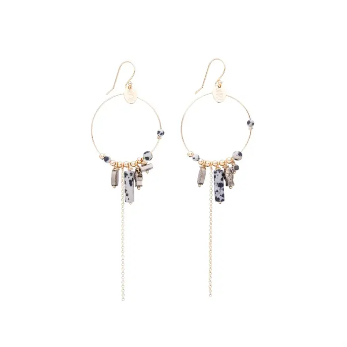 MURIELLE PERROTTI PERROTTI AICHA CREOLE CHARMS & PIERRE LEOPARD