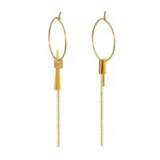 MURIELLE PERROTTI PERROTTI ASYM CHIC CREOLE & TUBE