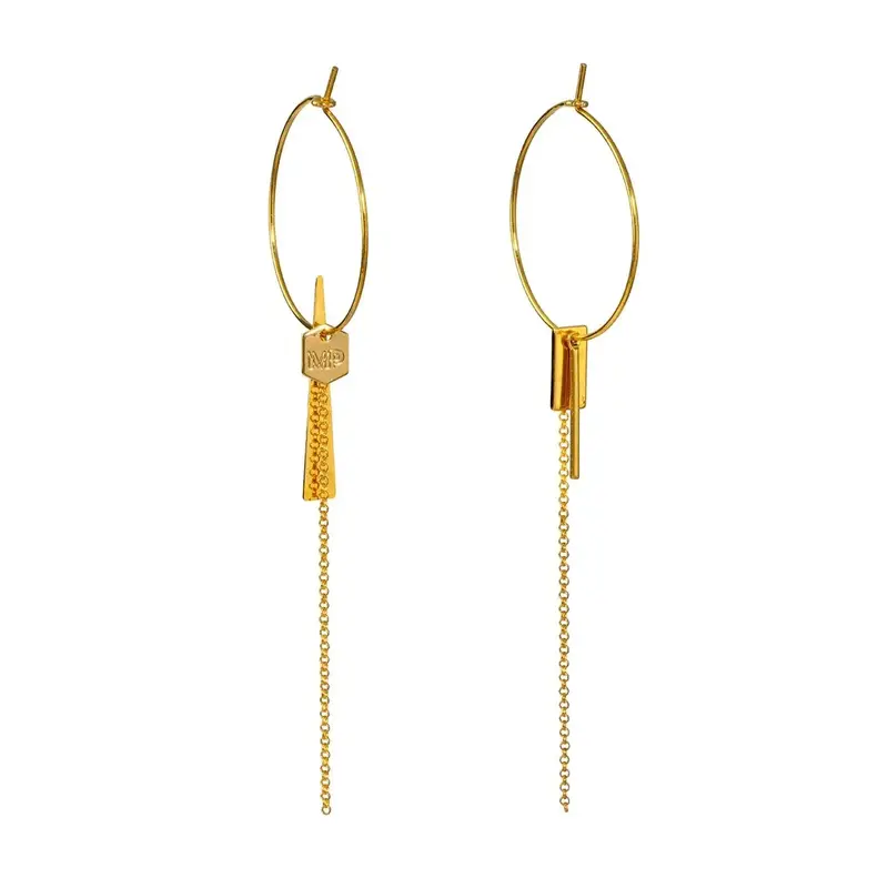 MURIELLE PERROTTI PERROTTI ASYM CHIC CREOLE & TUBE