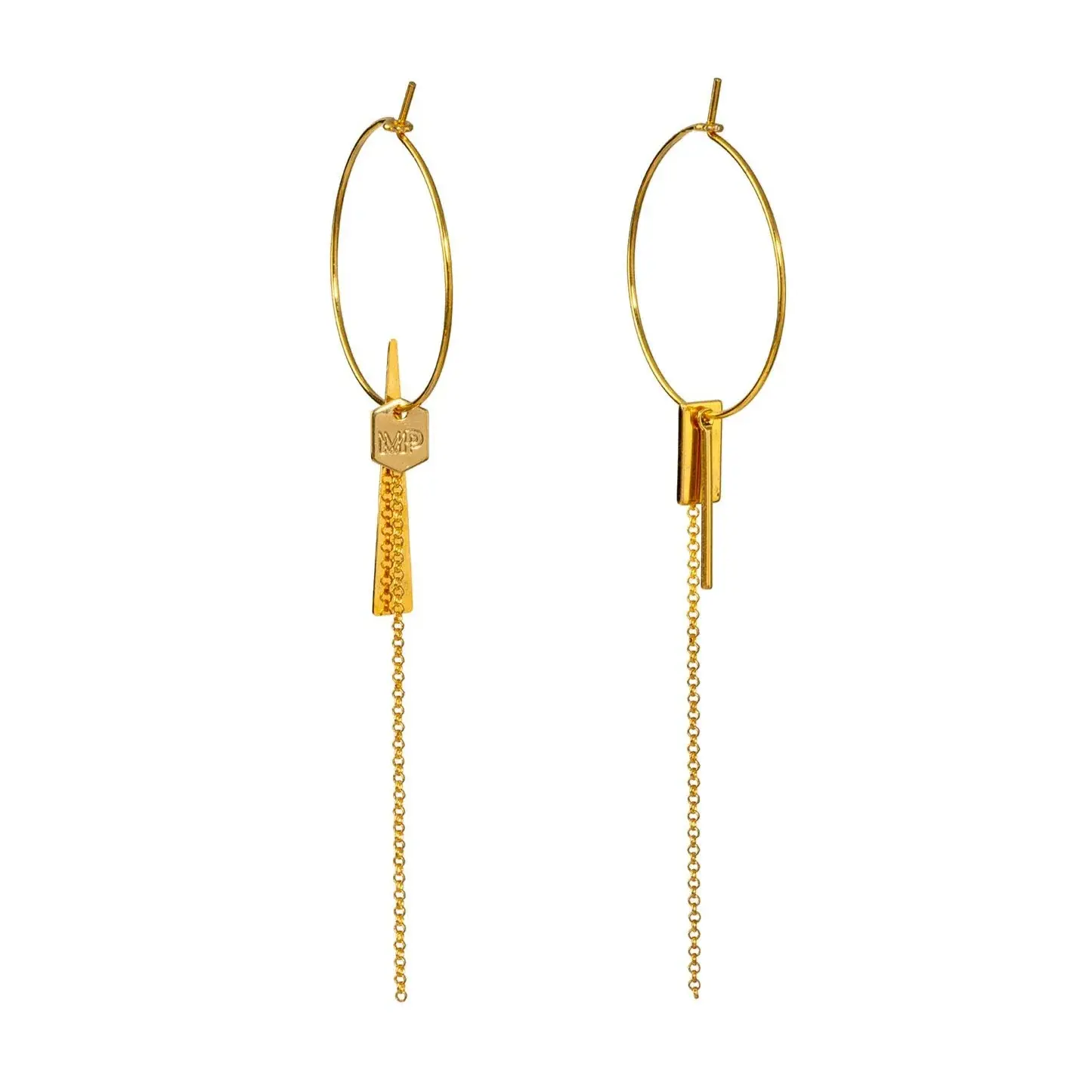 MURIELLE PERROTTI PERROTTI ASYM CHIC CREOLE & TUBE