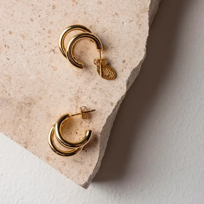 MURIELLE PERROTTI PERROTTI MINA DRIEDUBBELECREOLEN