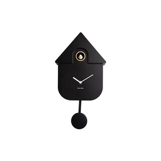KARLSSON WALL CLOCK CUCKOO BLACK