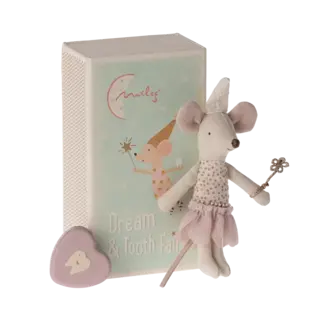 MAILEG MAILEG TOOTH FAIRY MOUSE LITTLE SISTER IN MATCHBOX