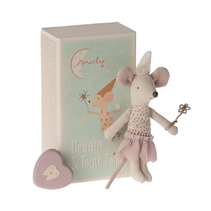 MAILEG MAILEG TOOTH FAIRY MOUSE LITTLE SISTER IN MATCHBOX