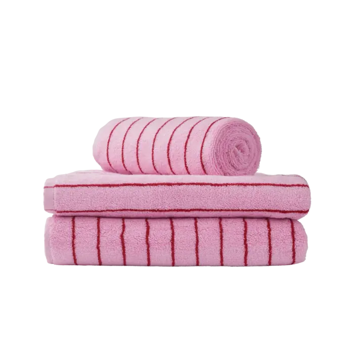 BONGUSTA BONGUSTA NARAM HAND TOWEL BABY PINK & SKI PATROL 50X80 CM