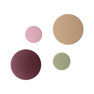 REMEMBER REMEMBER WALL HOOKS FUCHSIA SET OF 4