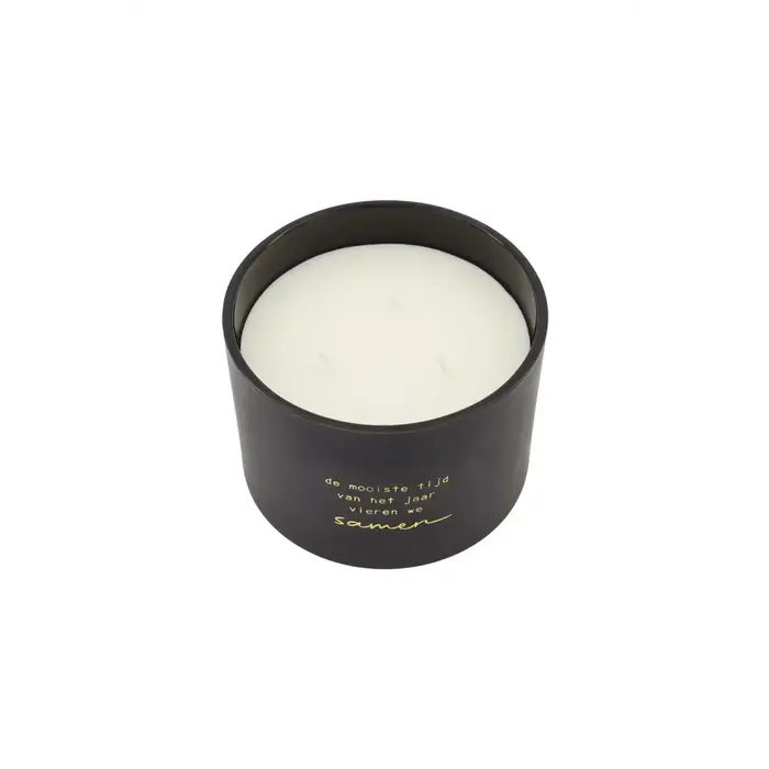 ZUSSS ZUSSS GEURKAARS MOOISTE TIJD VAN HET JAAR WINTERBLOEM ZWART