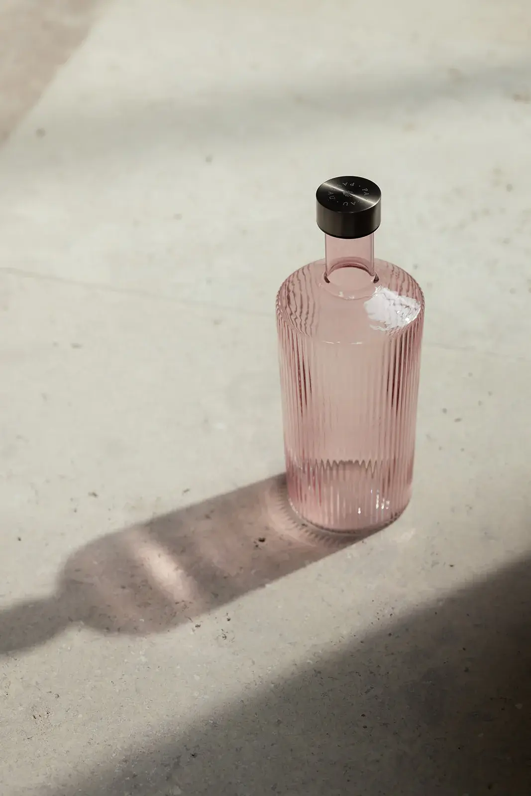 PAVEAU PAVEAU RIBBED BOTTLE PINK (ROZE)