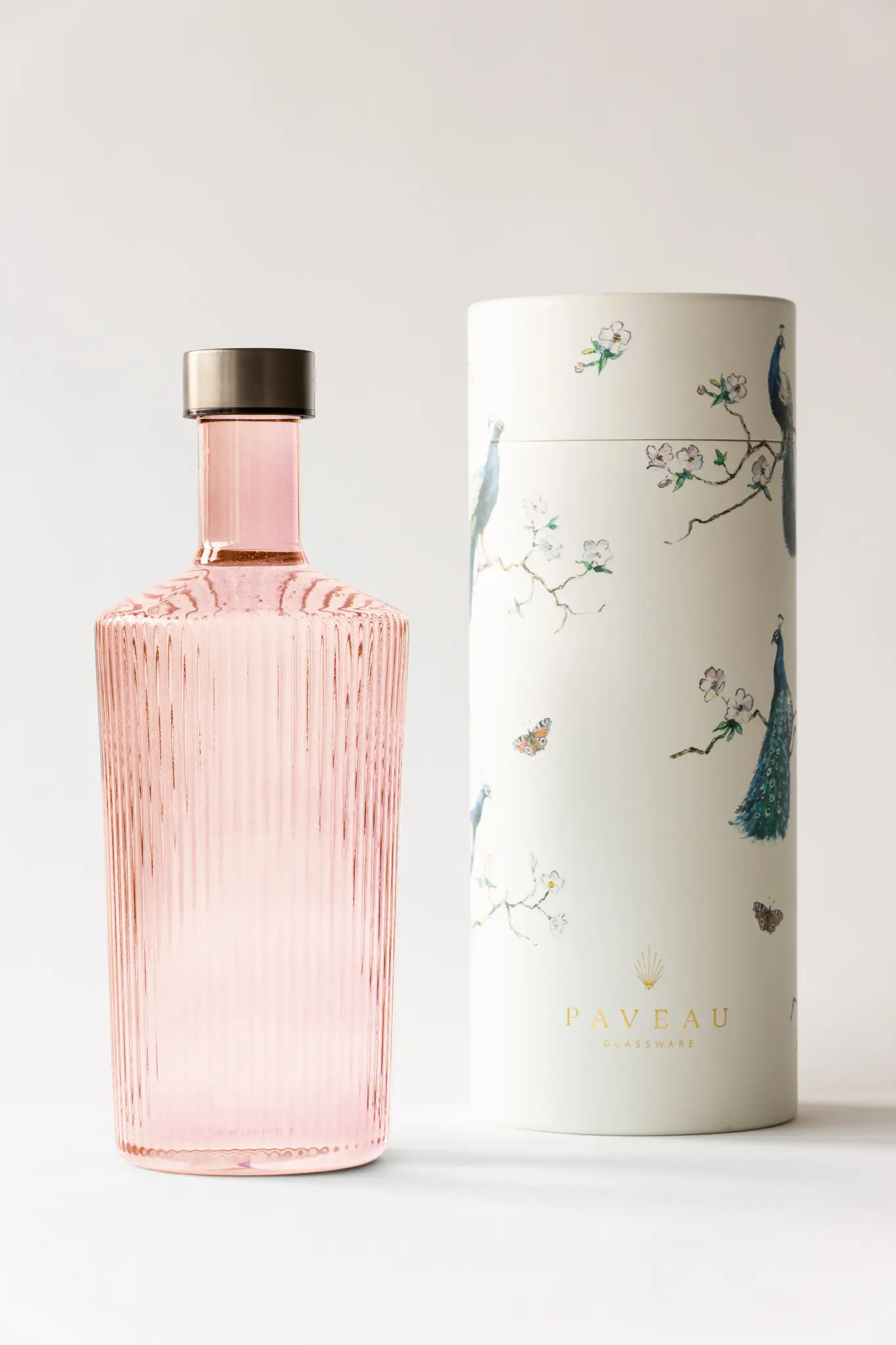 PAVEAU PAVEAU RIBBED BOTTLE PINK (ROZE)
