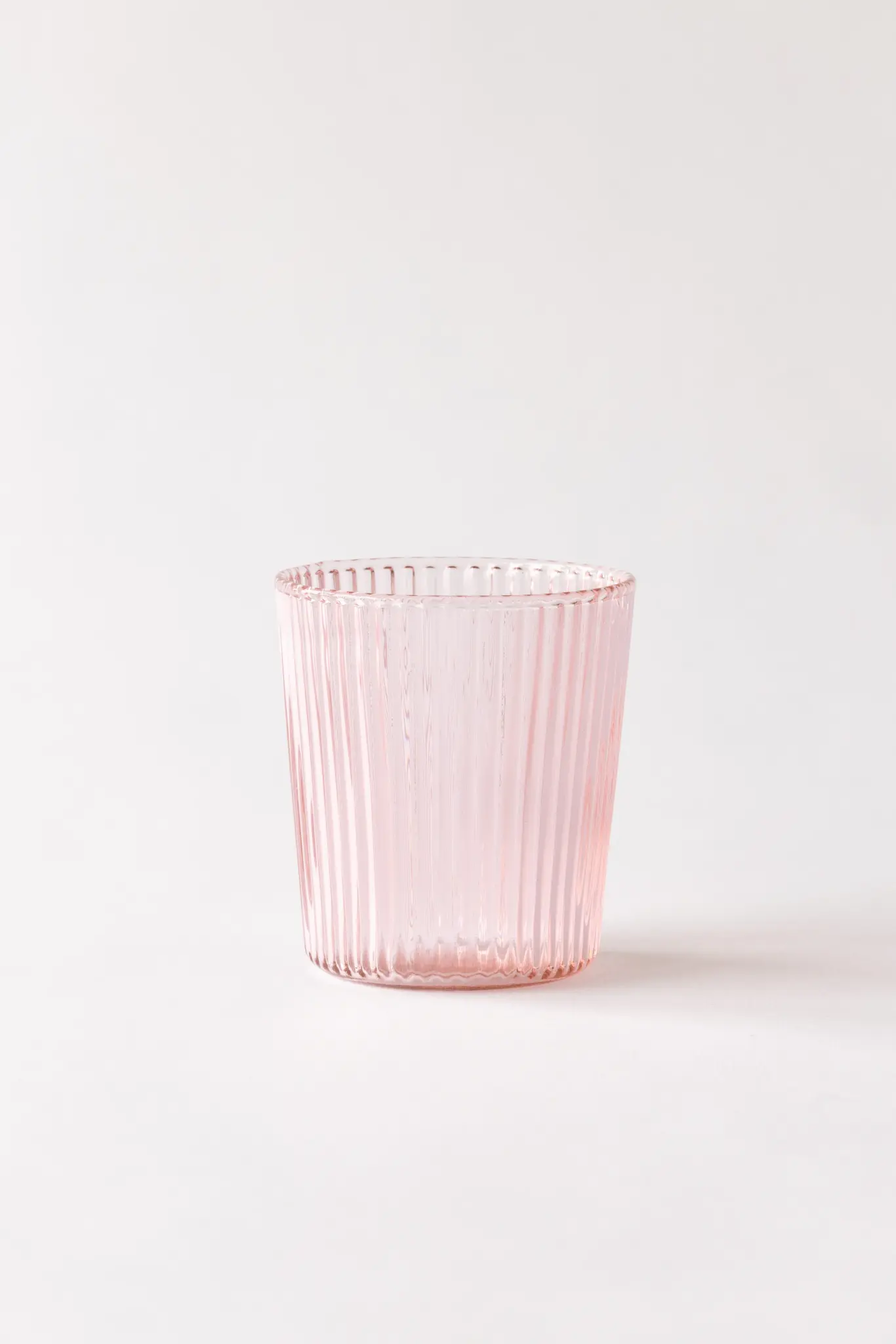 PAVEAU PAVEAU RIBBED GLASS PINK (ROZE)