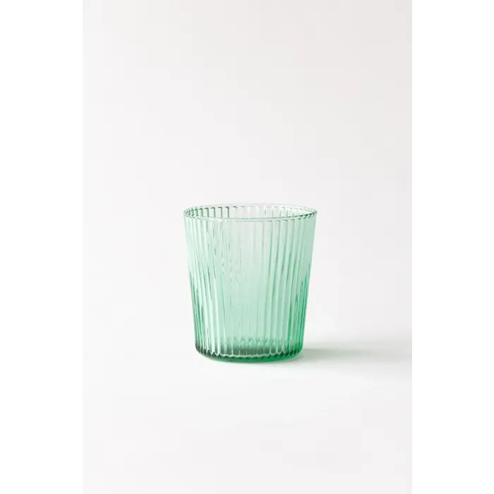 PAVEAU PAVEAU RIBBED GLASS BONDI (GROEN)