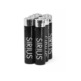 SIRIUS SIRIUS DECOPOWER AAA BATTERIES, 6PCS SET