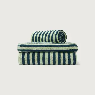 BONGUSTA BONGUSTA NARAM GUEST TOWEL SEA FOAM & DEEP TEAL 30X50 CM