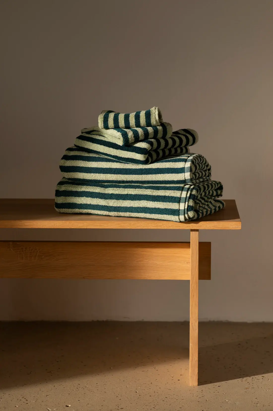 BONGUSTA BONGUSTA NARAM GUEST TOWEL SEA FOAM & DEEP TEAL 30X50 CM