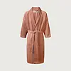 BONGUSTA NARAM BATHROBE CAMEL & ULTRMARINE L/XL