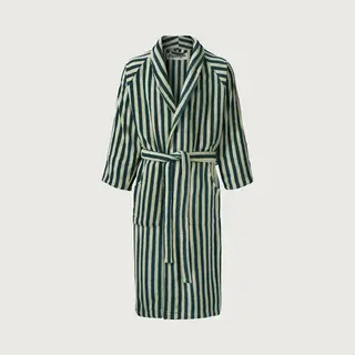 BONGUSTA BONGUSTA NARAM BATHROBE SEAFOAM & DEEP TEAL L/XL