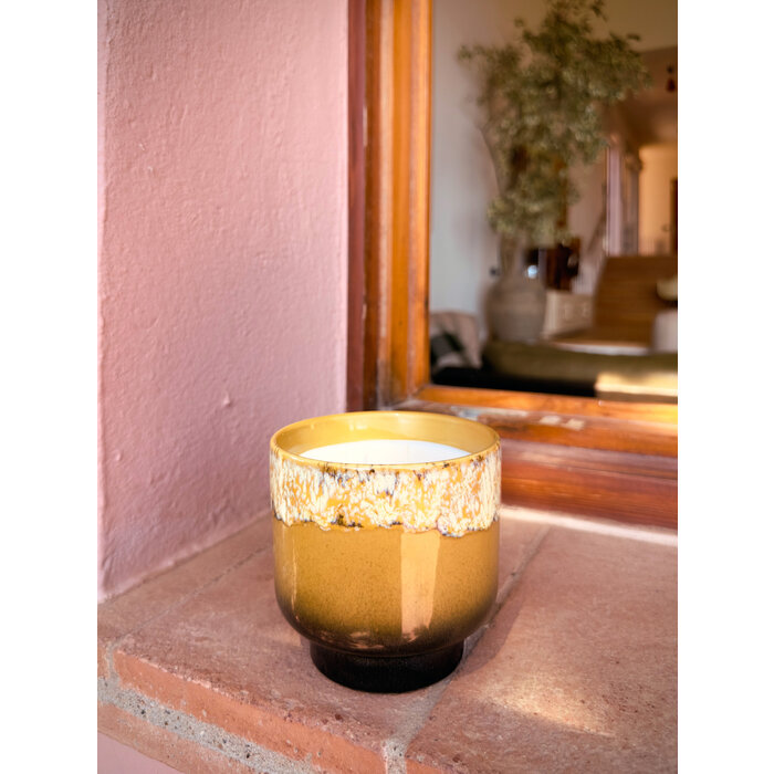 HK LIVING 70S CERAMICS SCENTED CANDLE VALENCIA