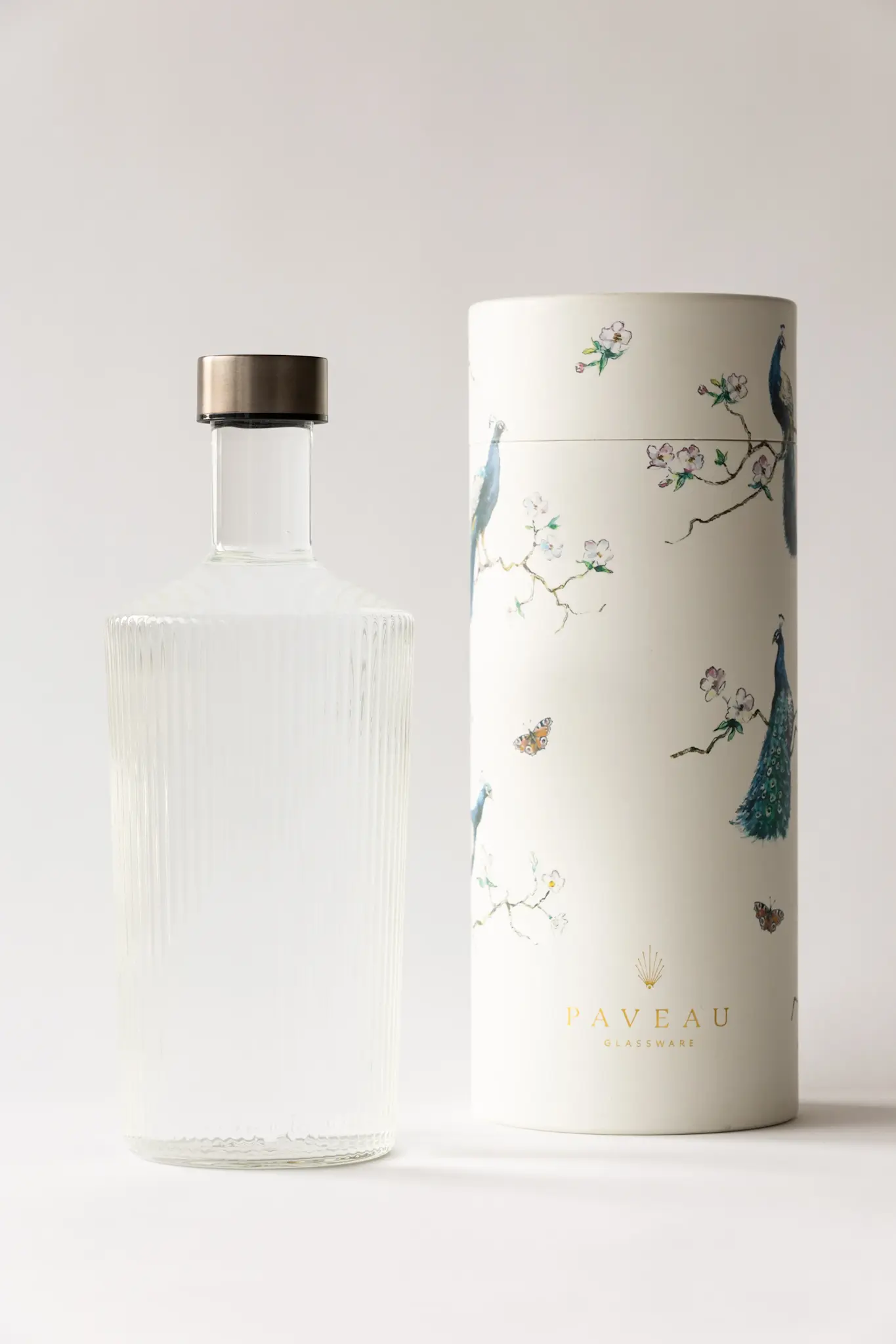 PAVEAU PAVEAU SWIRL WHITE HAVEN BOTTLE 1.25L (TRANSPARANT)