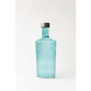 PAVEAU PAVEAU RIBBED BOTTLE 1,25L LUCKY ( BLAUW)