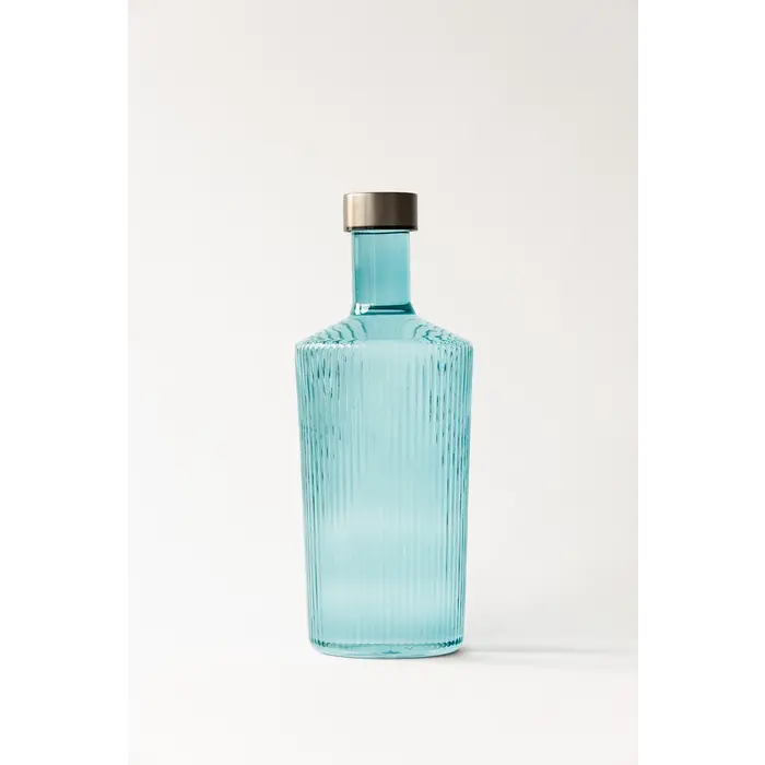PAVEAU PAVEAU RIBBED BOTTLE 1,25L LUCKY ( BLAUW)