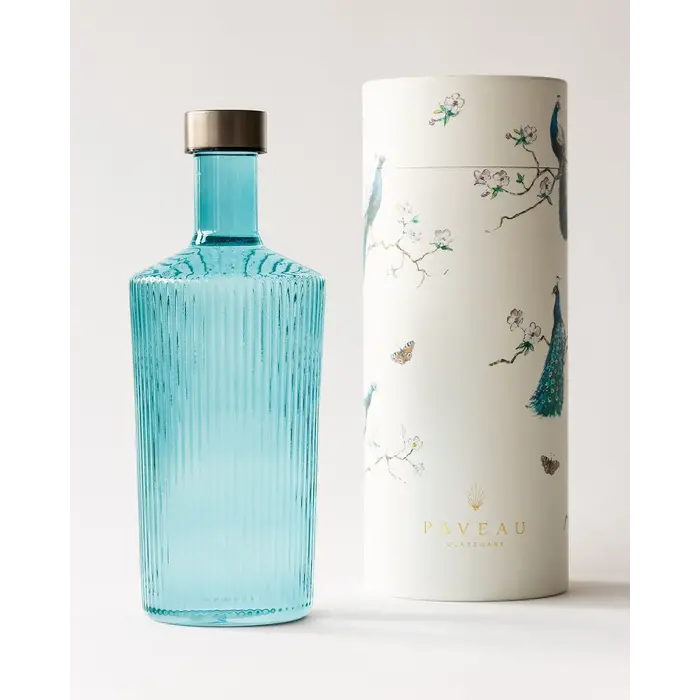 PAVEAU PAVEAU RIBBED BOTTLE 1,25L LUCKY ( BLAUW)