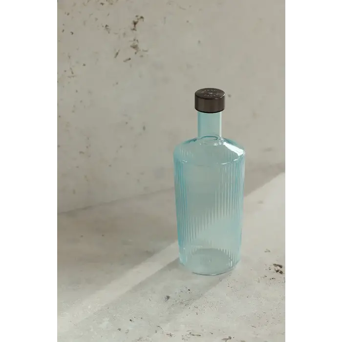 PAVEAU PAVEAU RIBBED BOTTLE 1,25L LUCKY ( BLAUW)