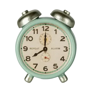 MAILEG MAILEG ALARM CLOCK MOUSE MINT