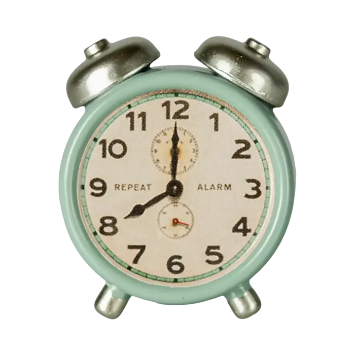 MAILEG MAILEG ALARM CLOCK MOUSE MINT