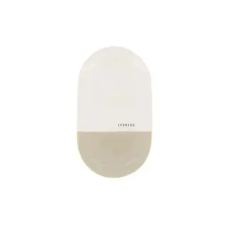 ZUSSS ZUSSS SERVEERSCHAAL LEUKERD 20X11,5CM WIT/ZAND