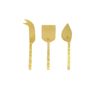 ZUSSS ZUSSS SET VAN 3 KAASMESJES GOUD