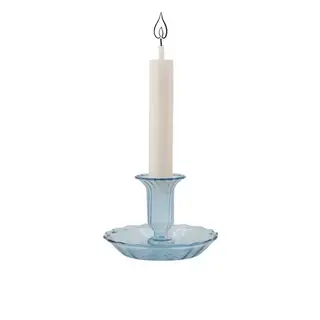 ZUSSS ZUSSS KANDELAAR GLAS SCHOTEL BLAUW