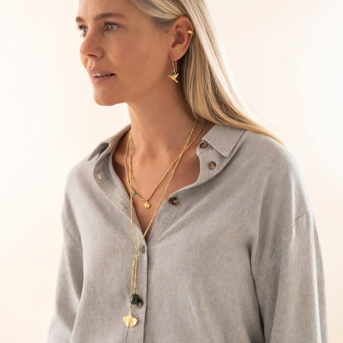 A BEAUTIFUL STORY BS ADVENTUROUS AVENTURINE NECKLACE