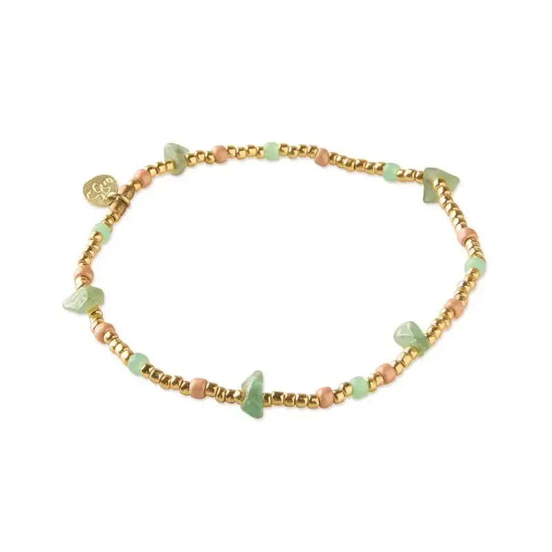 A BEAUTIFUL STORY BS FLASHY AVENTURINE BRACELET