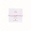BS IRIS CARD ROSE QUARTZ BRACELET