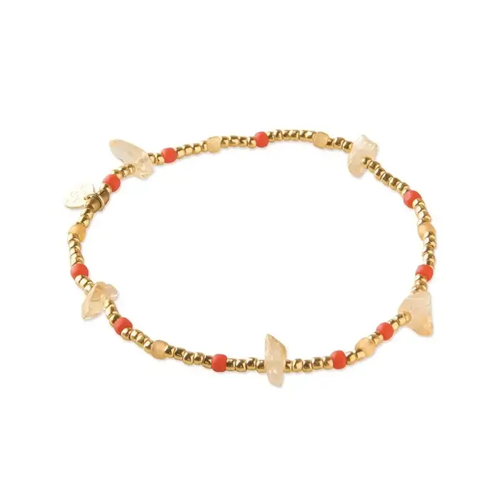 A BEAUTIFUL STORY BS FLASHY CITRINE BRACELET